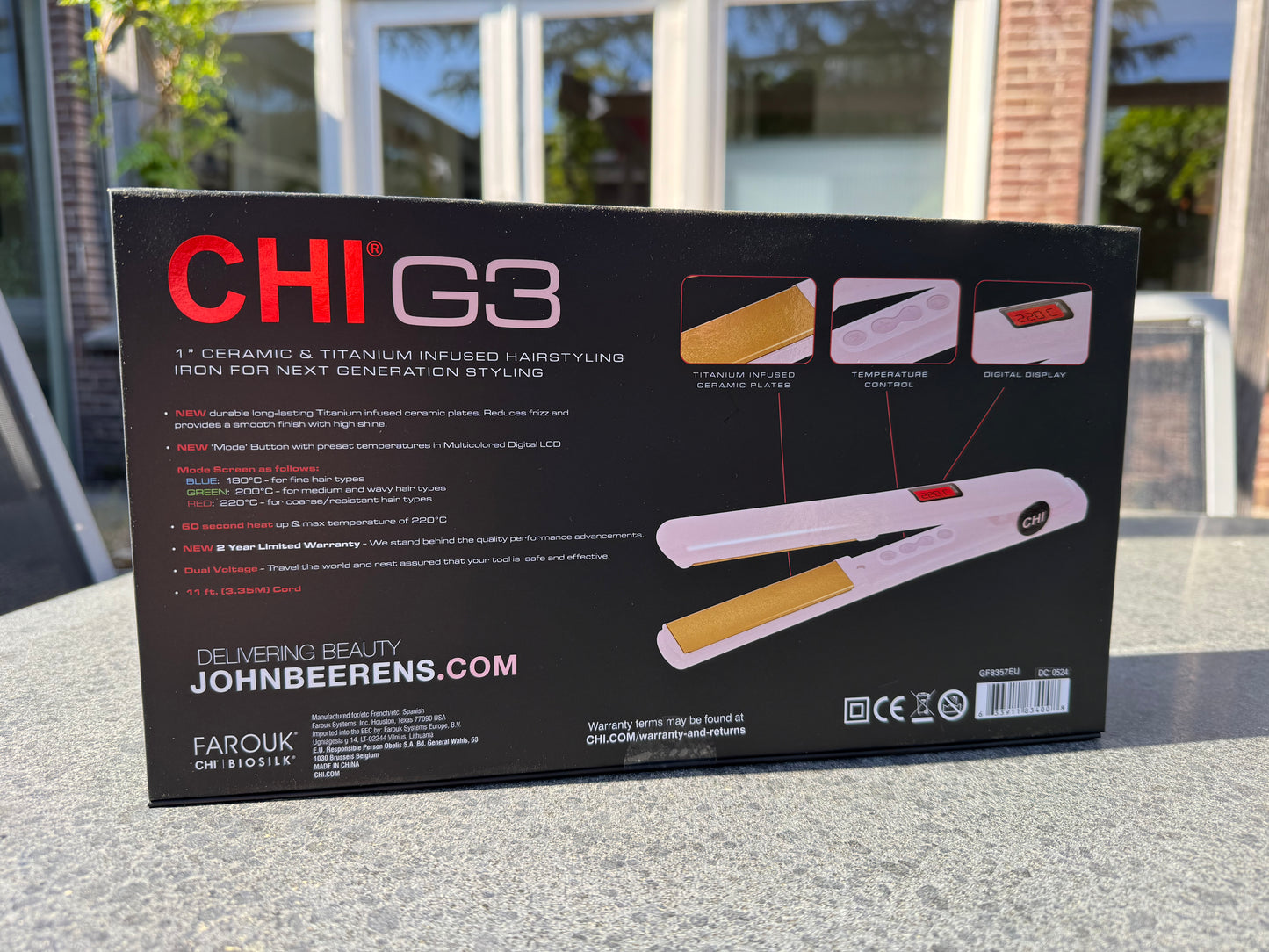 CHI G3 Limited Edition stijltang
